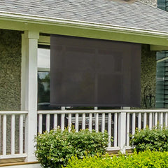 Sol Armor 6' x 8' Cordless Outdoor Sun Shade with Valance
