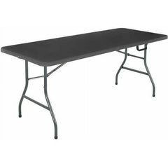 Cosco 6 Foot Premium Folding Table, Black - USA MEGA SHOP
