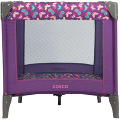 Cosco Kids Funsport Portable Compact Baby Play Yard, Butterfly Twirl, Infant