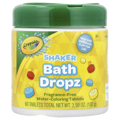 (Paquete de 2) Crayola Bath Dropz Color, 60 tabletas, 3.59 oz