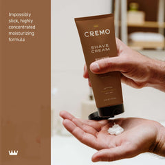 Cremo Concentrated Men's Shave Cream, Bourbon Vanilla Scent, 6 fl oz