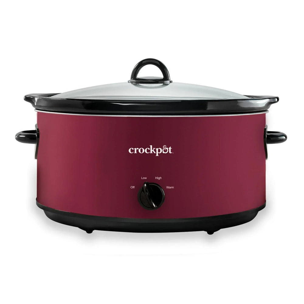 Crock-Pot® Manual 8-Quart Slow Cooker, Rhubarb - USA MEGA SHOP