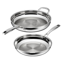 Cuisinart 2-Piece Premium Tri-Ply 10” & 12” Skillet Set