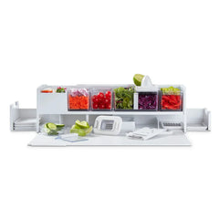 Dash Prepdeck, Includes 8 Prepping Tools, 14 Containers, and Cutting Board