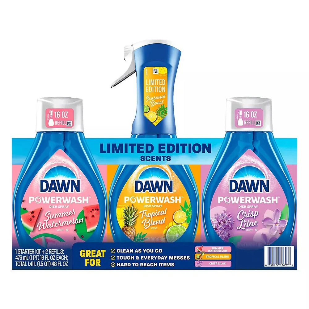 Dawn Powerwash Dish Spray, Spring Bundle, 3 pk./16 fl. oz. - USA MEGA SHOP