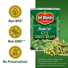 Del Monte Cut Green Beans, 14.5 oz., 8 pk.