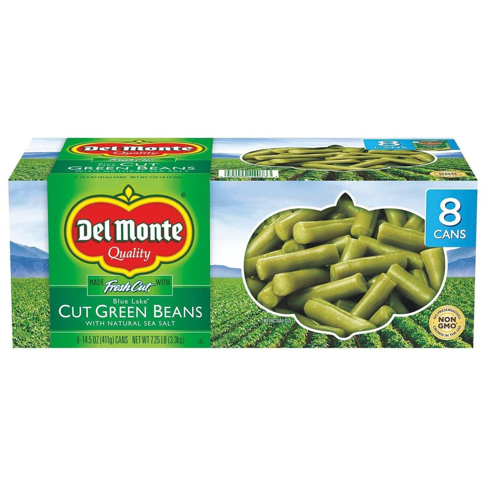 Del Monte Cut Green Beans, 14.5 oz., 8 pk. - USA MEGA SHOP