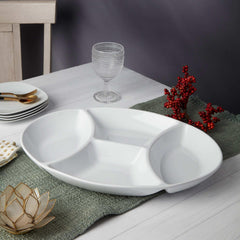 Denmark Stoneware 4-Section Serving Tray - USA MEGA SHOP