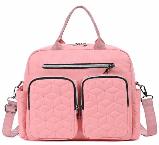 Diaper Bag Tote,AILKIN Baby Diaper Bag with 3 Insulated Pockets Adjustable Shoulder Strap Dry & Wet Compartment Large Capacity Bag Maternity Mommy Travel Diaper Bag for Boys Girls,Women(Pink) - USA MEGA SHOP