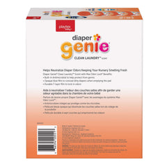 Diaper Genie Clean Laundry Scent Round Refill 4-pack, 1080-count, Plus 2 Carbon Filters