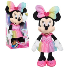 Disney Junior Minnie Mouse Sparkle and Sing Minnie Mouse, Large 13 Inch Feature Plush with Lights and Sounds Baby and Toddler Toys - USA MEGA SHOP