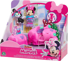 Disney Junior Minnie Mouse Vehicle & Figure Removeable Side Car Pink - USA MEGA SHOP