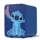 Disney Stitch Blue 6 Can AC Mini Fridge Thermoelectric Cooler 4 Litre