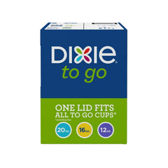 Dixie To Go Black Hot Cup Lids, 12-20 fl. oz., 500 ct.