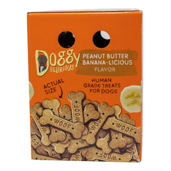 Doggy Delirious Peanut Butter Banana-Licious Flavor Dog Treats, 5 lbs - USA MEGA SHOP