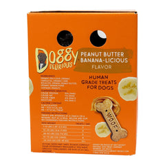 Doggy Delirious Peanut Butter Banana-Licious Flavor Dog Treats, 5 lbs - USA MEGA SHOP