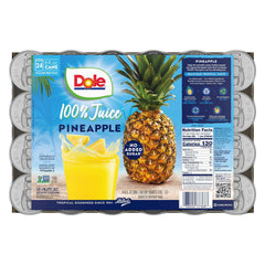 Dole 100% Pineapple Juice, 8 fl oz, 24-count - USA MEGA SHOP