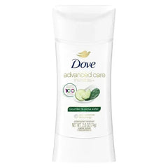 Dove Advanced Care Invisible+ Deodorant, 2.6 oz, 4-pack