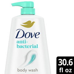 Dove Care and Protect Antibacterial Daily Use Softening Body Wash, 30.6 fl oz