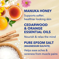 Dr Teal's Honey Blossom Body Wash with Manuka honey, 24 fl oz