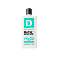 Duke Cannon 2-in-1 Shampoo and Conditioner Hair Wash for Men, Tropic Drift, 14 fl oz (PACK OF 3 )