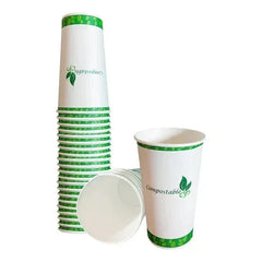 Eco Raj 16 oz Hot or Cold Compostable Cup, 1,000-count - USA MEGA SHOP