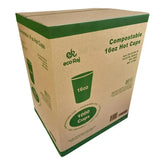 Eco Raj 16 oz Hot or Cold Compostable Cup, 1,000-count - USA MEGA SHOP