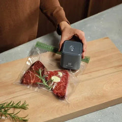 Electrolux Handheld Rechargeable Food Sealer and Vacuum Pump with 30 Reusable Bags