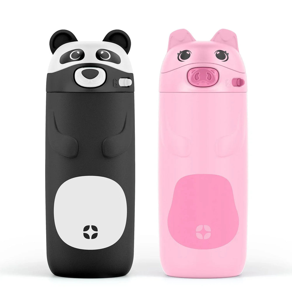 Ello Ellies 2-Pack 12oz Kids Stainless Steel Vacuum Insulated Water Bottle with Straw & Leak-Proof Lid - USA MEGA SHOP
