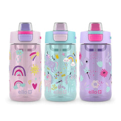 Ello Kids Colby 14-oz. Tritan Plastic Water Bottle, 3-Pack, Choose Color