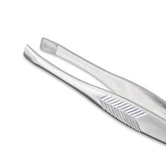 (4 pack) Equate Stainless Steel Duo Slant and Square-Tip Tweezer Set, 2 Pieces