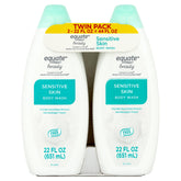 Equate Sensitive Skin Body Wash, 22 fl oz, 2 Pack