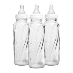 Evenflo Classic BPA-Free Glass Baby Bottles - 8 Fl oz, Clear