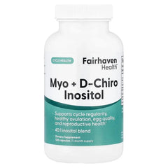 Fairhaven Health, Myo + D-Chiro Inositol, Capsules