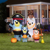 6.5’ Bluey Family Halloween Inflatable - USA MEGA SHOP