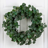 Faux 30” Eucalyptus Wreath - USA MEGA SHOP