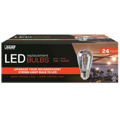 Feit Electric LED Replacement String Light Bulbs, 24-pack - USA MEGA SHOP