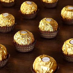 Ferrero Rocher, Milk Chocolate Hazelnut Candy, 21.2 oz, 48 Count - USA MEGA SHOP