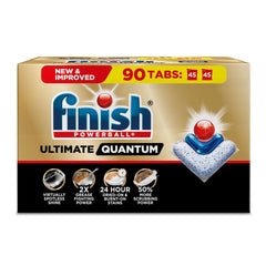 Finish Ultimate Quantum Dishwasher Pods, Dishwasher Detergent, Fresh Scent, 90 ct.
