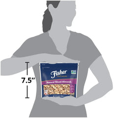 Fisher Chef's Naturals Gluten Free, No Preservatives, Non-GMO Sliced Almonds, 10 oz Bag