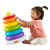 Fisher-PriceGiantRock-a-StackInfantandToddlerStackingToy_14_InchesTall_BabyToyfor12monthsandup - USA Mega Shop