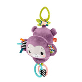 Fisher-PriceSing_GoPurpleMonkeyPlushBabyStrollerSensoryToyforNewborns - USA Mega Shop