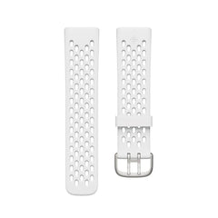 Fitbit Charge 6 Small Fitness Watch, Black Aluminum Case with Obsidian & Frost White Bands