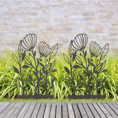 Flower Garden Stakes 2-pack - USA MEGA SHOP