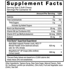 Force Factor Total Beets Chews, 90 Soft Chews