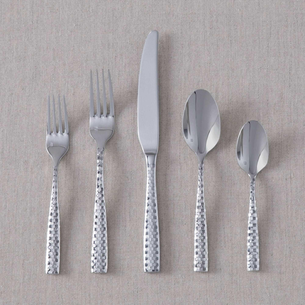 Fortessa Lucca Faceted 20-piece Flatware Set - USA MEGA SHOP