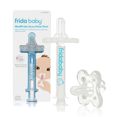 Frida Baby MediFrida Accu-Dose Baby Medicine Syringe with Pacifier Tip, Sick Baby Essentials