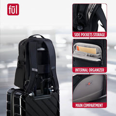 Ful Tactics Collection 17" Travel Laptop Backpack, Assorted Colors