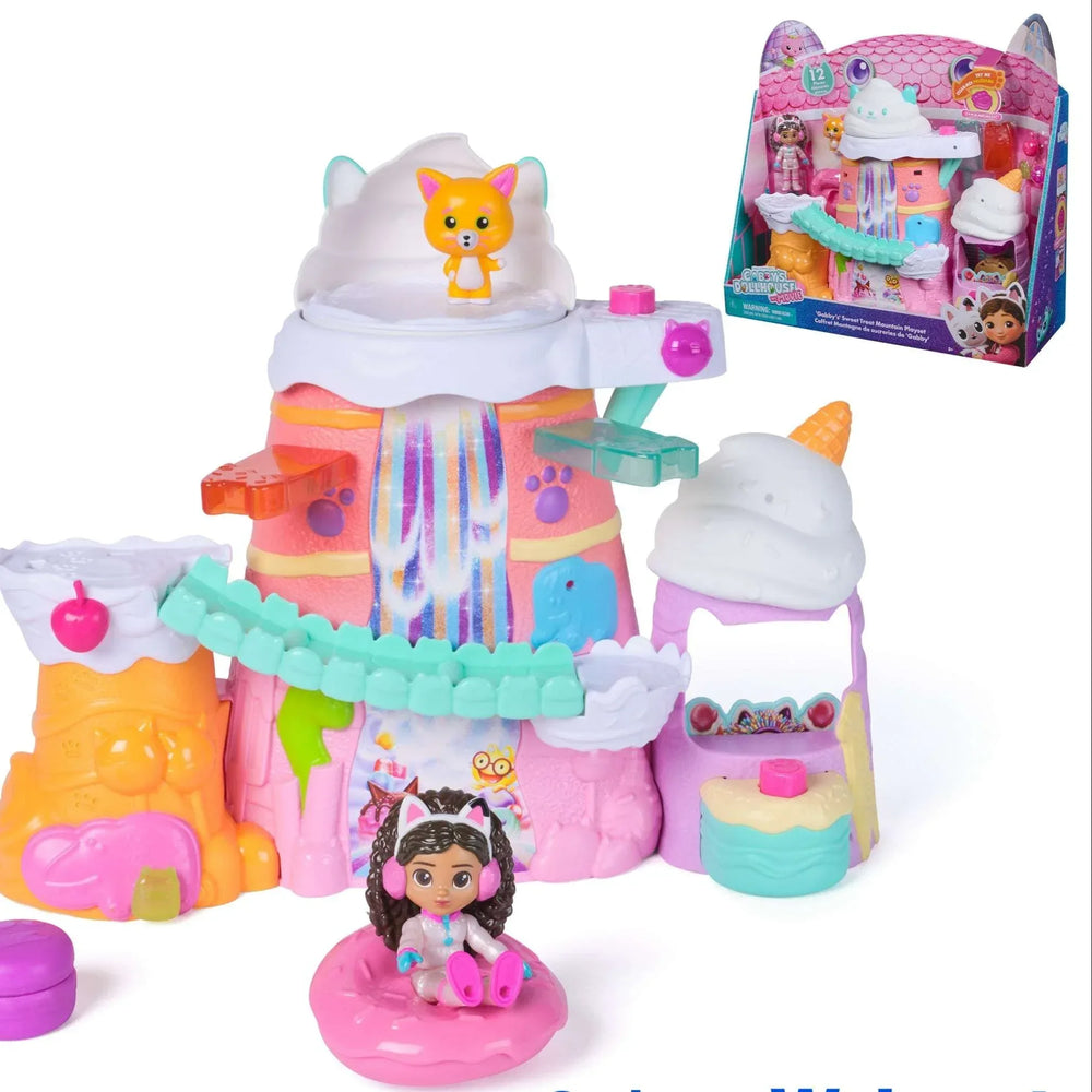 Gabby's Dollhouse: Sweet Treat Mountain Playset with Figure Collectibles for Ages 3 and Up - USA MEGA SHOP