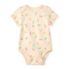 Garanimals Newborn Baby Boy, Girl & Unisex Cotton Short Sleeve Bodysuits, Multiple Sizes 0–24 Months, 4-Pack